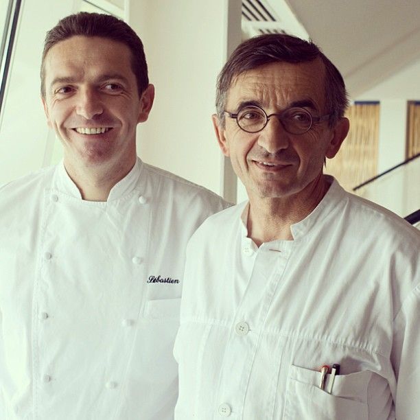 Sebastien Bras and his father, Michel Bras